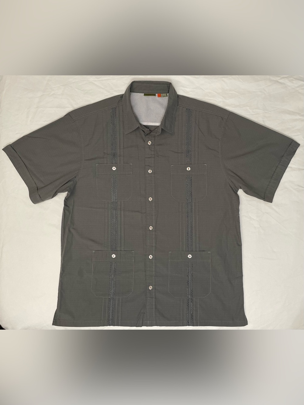 Howler Brothers Men's Guayabera Embroidered Short-Sleeve Button-Down Shirt
